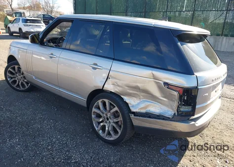 2016 Land Rover Range Rover 3.0L V6 Supercharged Hse z USA, uszkodzony, nr VIN SALGS2PF8GA318606